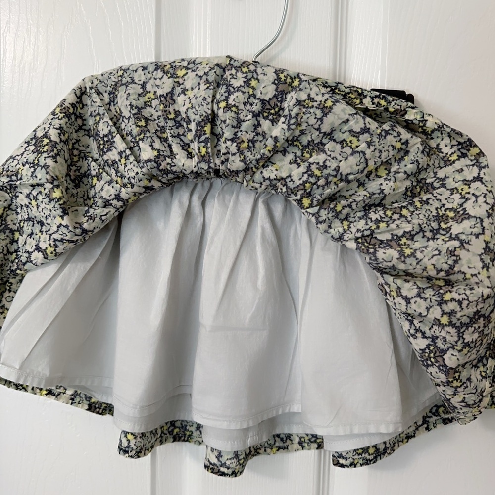 GAP Floral Mini Skirt - Black, White, Yellow - Picture 5 of 7